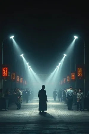 热播剧场《雾港回声》港口浓雾中的调度塔竖版封面